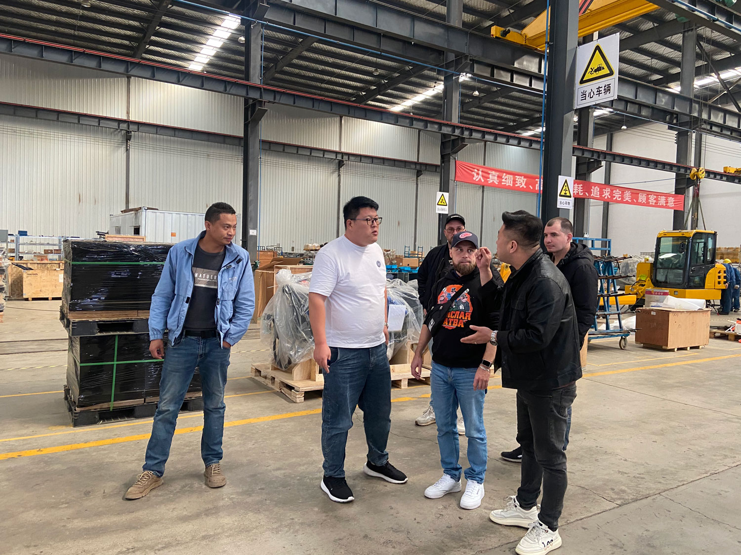 Usine d'excavatrices en Chine