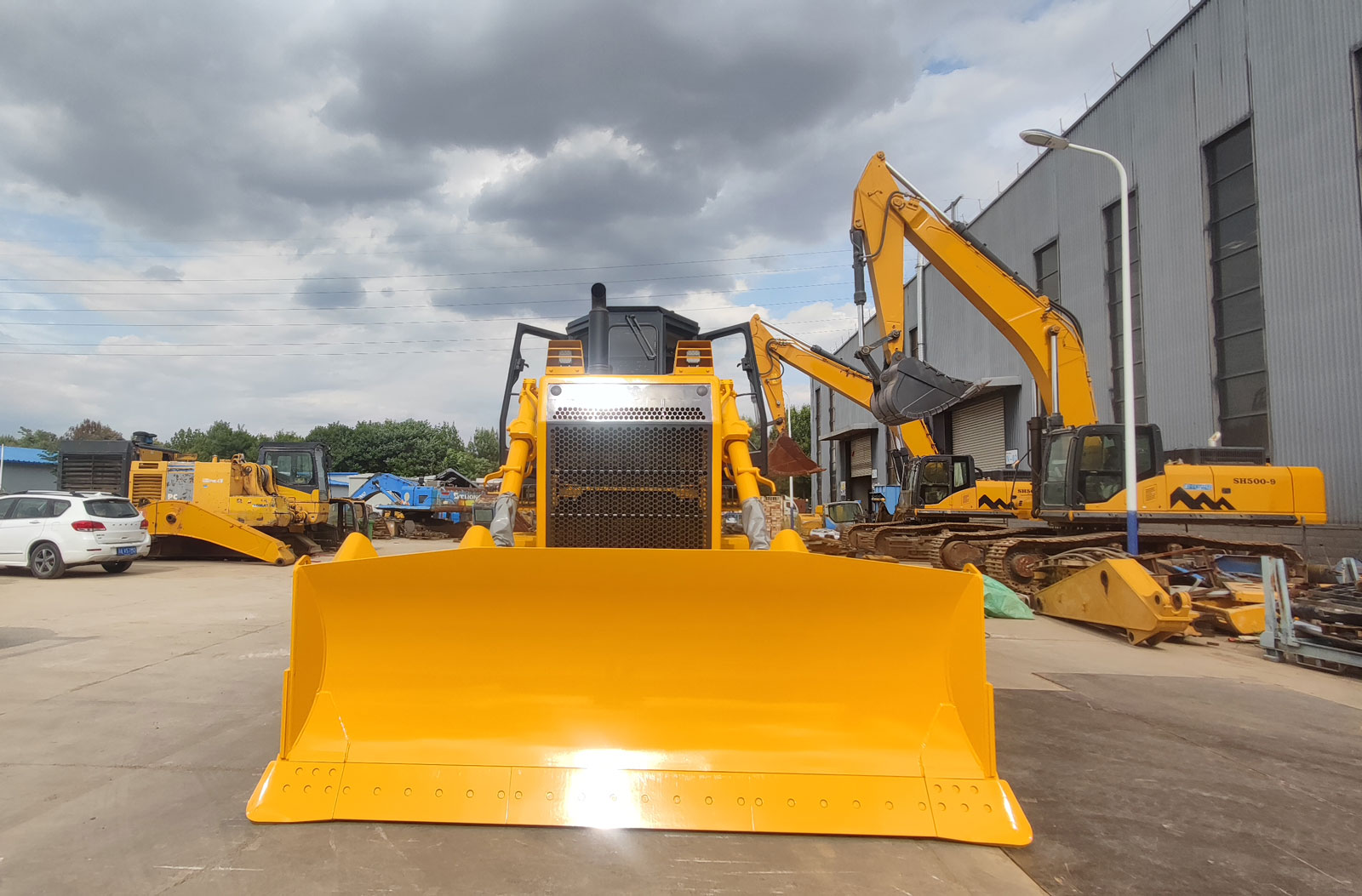 Usine de bulldozer en Chine