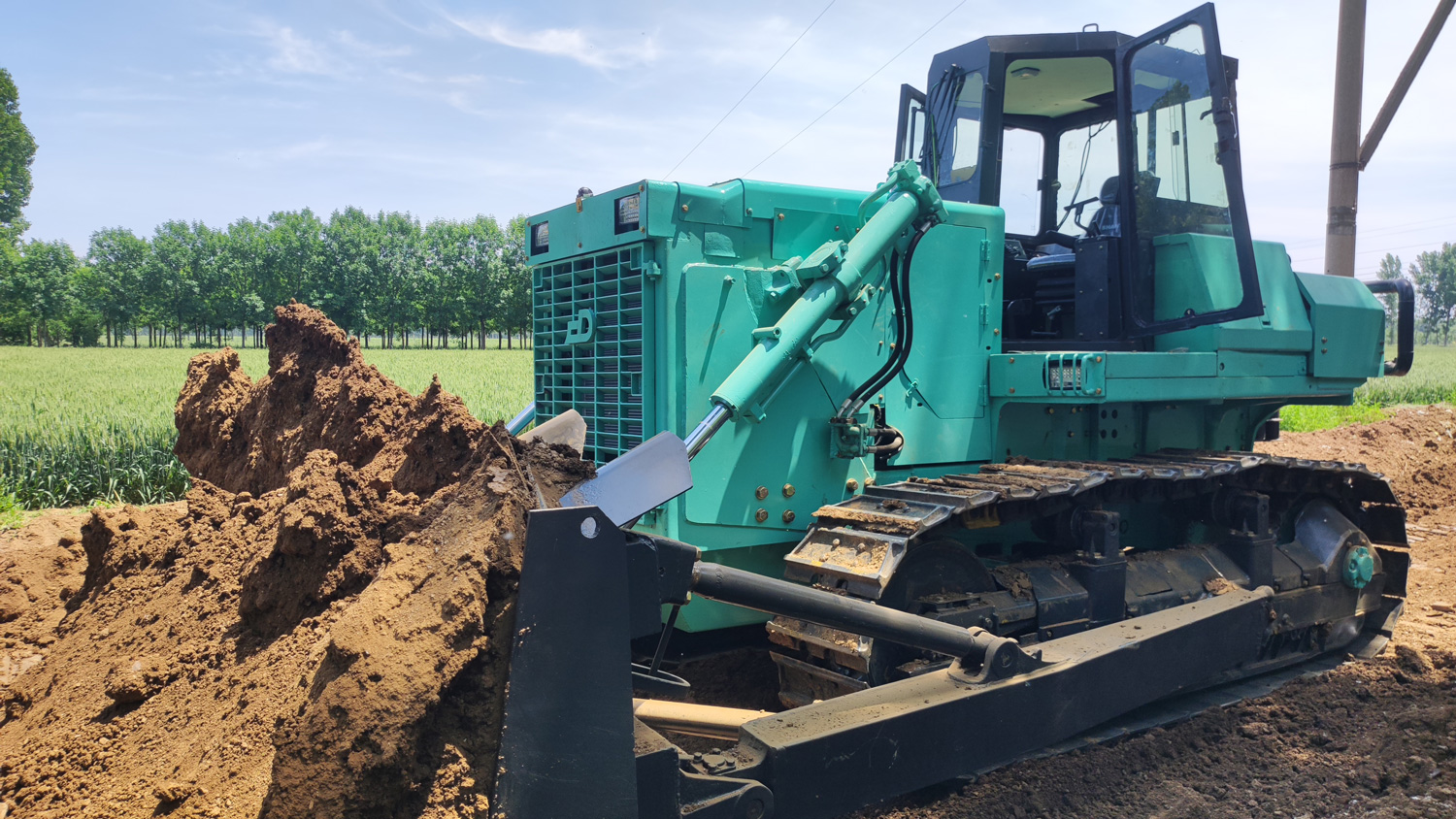 Bulldozer électrique économiseur d'énergie de chenille de 272HP E22
