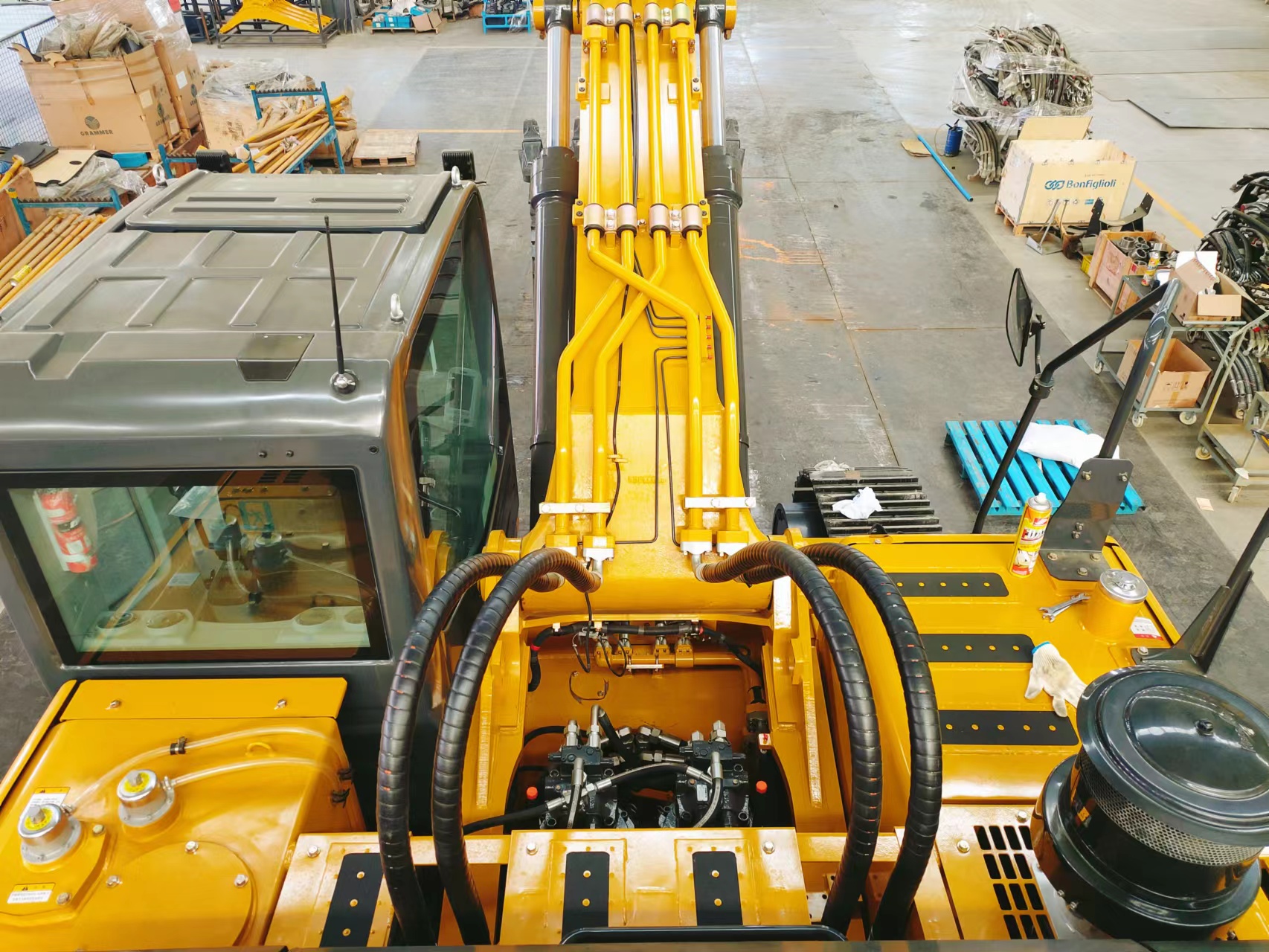  grande pelle de 250 kW