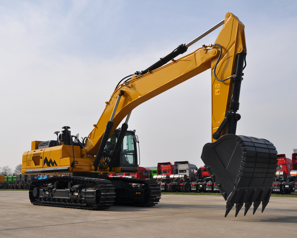 Pelle sur chenilles robuste de 50 tonnes