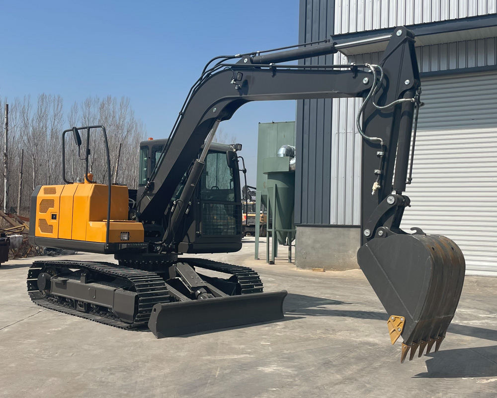 Petite excavatrice sur chenilles de 9 tonnes