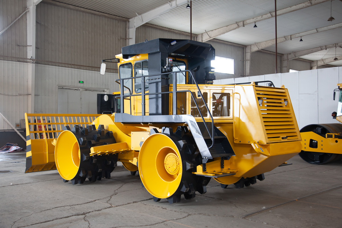 Compacteur de déchets de 23 tonnes